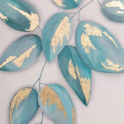 Reflets de feuilles